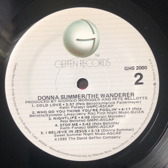 Donna Summer The Wanderer Vinyl Lp '80 - Picture 5 of 7